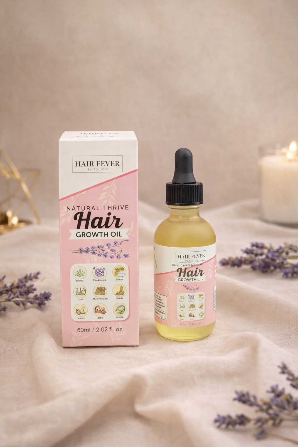 Hair Fever Growth Thrive Oil By Tolicious