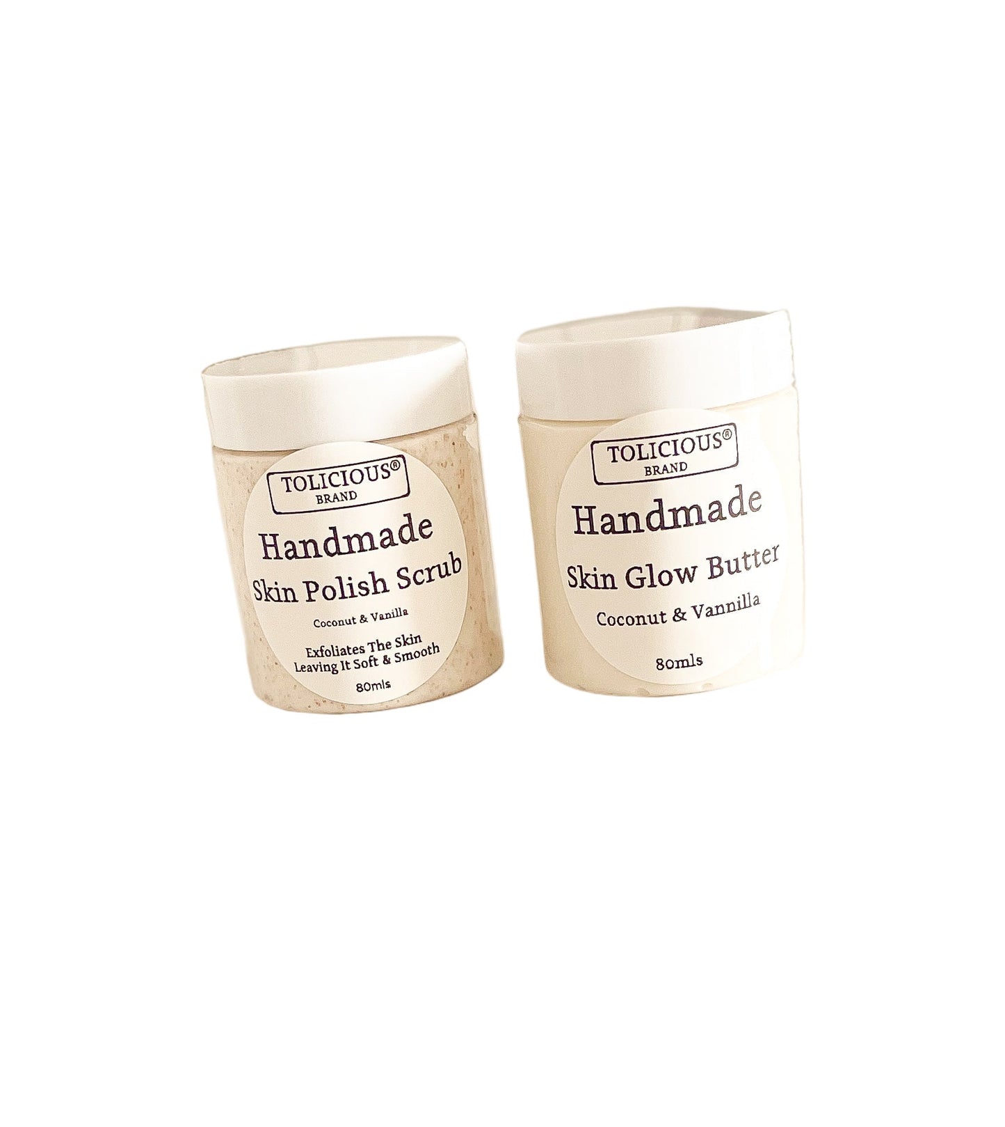 Foaming Skin Polish Scrub With Exfoliating and Moisturizing Effect From Tolicious Brand. Handmade In The UK  Skin Care Brand