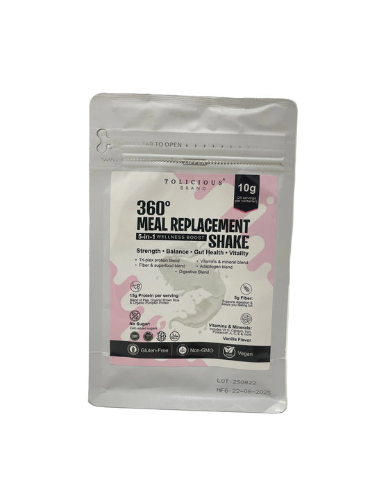 360° Meal Replacement Shake. 5-in-1 Natural Wellness Blend