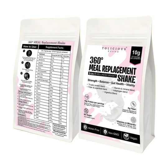 360° Meal Replacement Shake. 5-in-1 Natural Wellness Blend